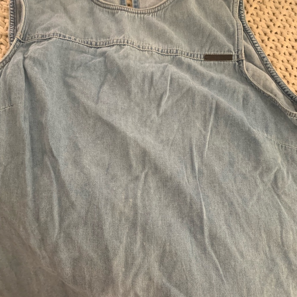 Calvin Klein Light Blue Denim Top